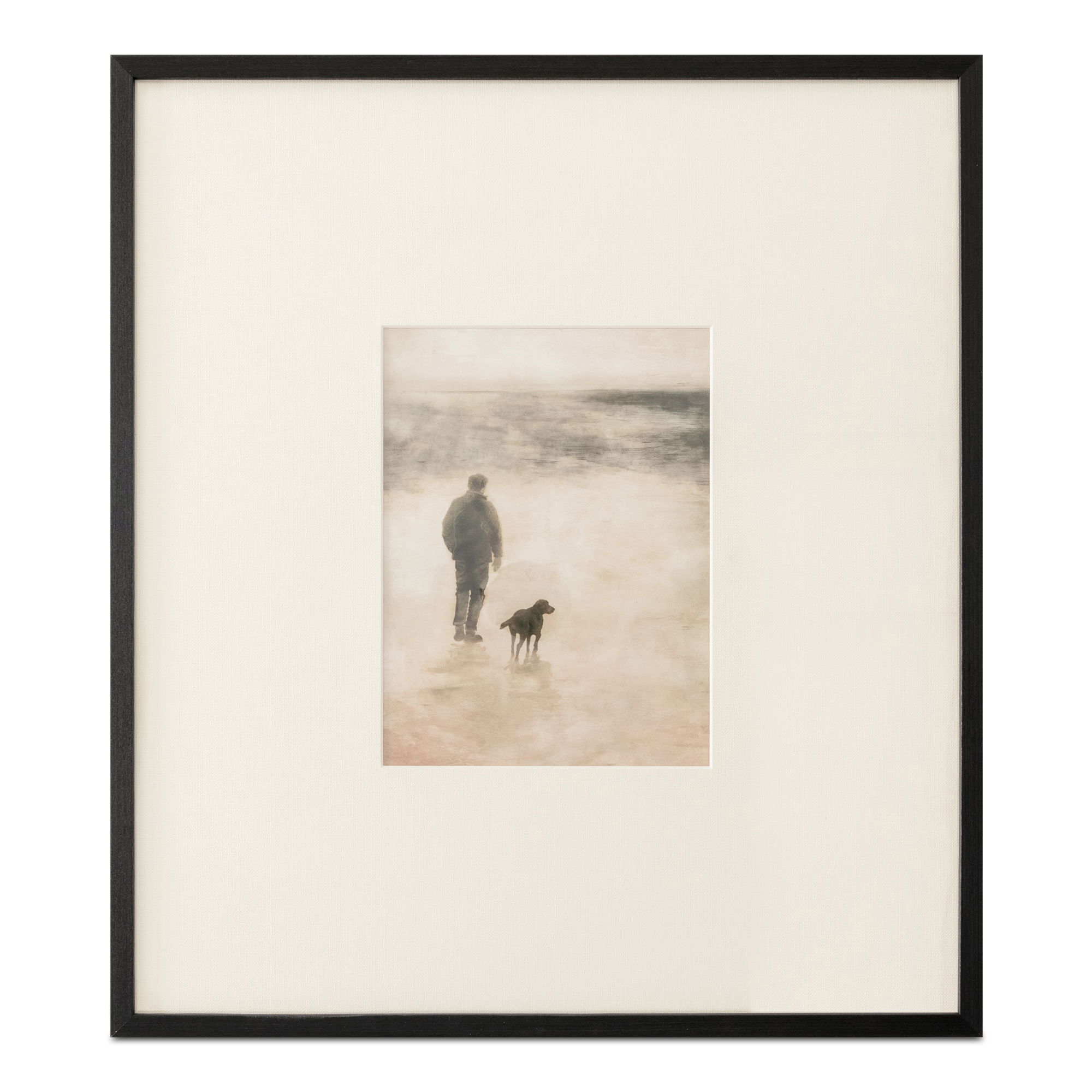 Strand 1 Framed Print, Painting by Moe's Home, 22" width x 25" height x 1.75" depth View 1