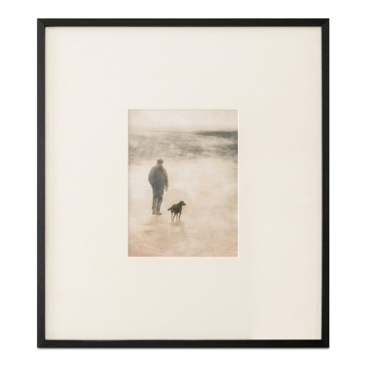 Strand 1 Framed Print, Painting by Moe's Home, 22" width x 25" height x 1.75" depth View 1