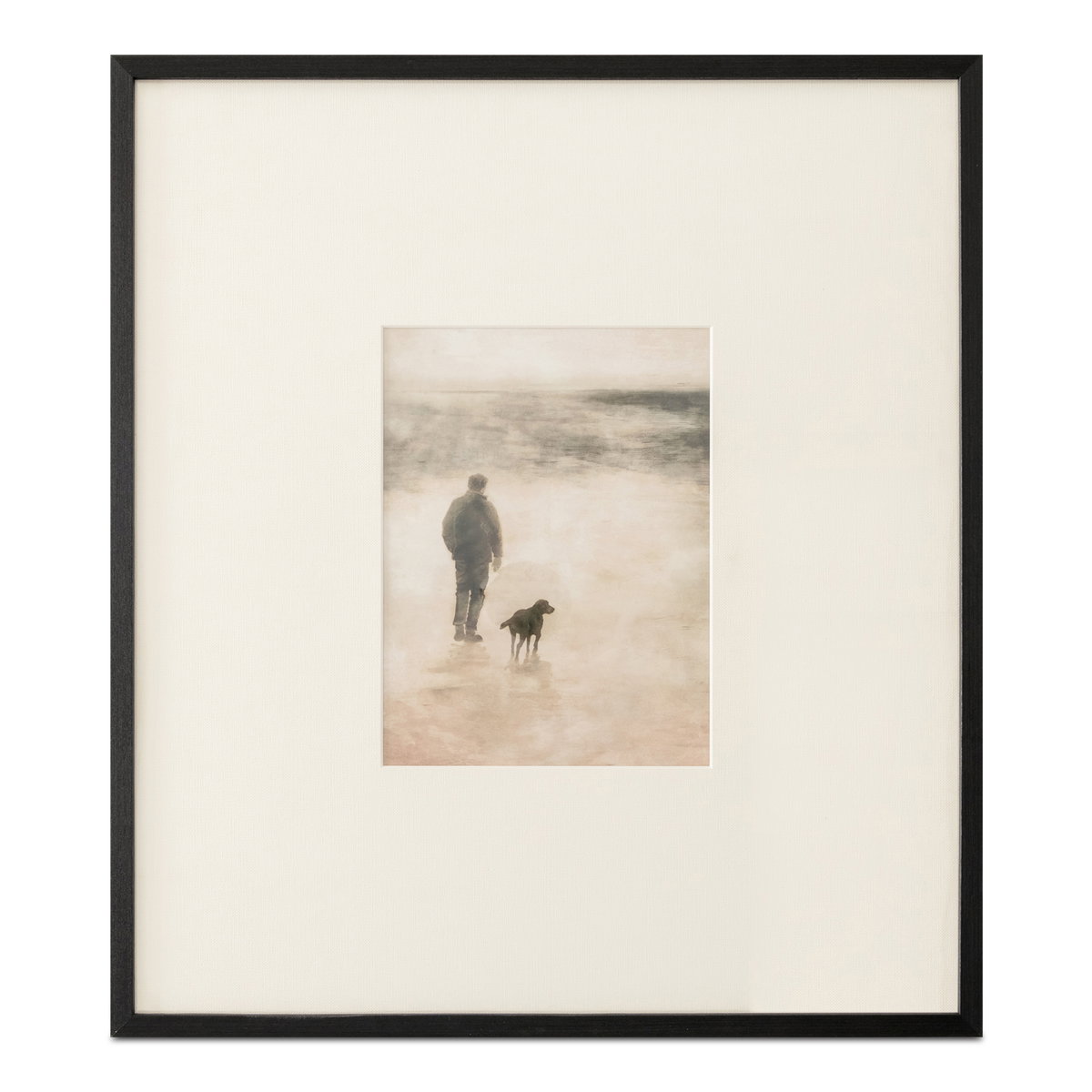 Strand 1 Framed Print, Painting by Moe's Home, 22" width x 25" height x 1.75" depth View 1