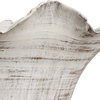 Ruffled Petal White Vases Set/2, by Uttermost, 11" width x 16" height x 11" depth thumbnail 3