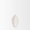 Jayden Cream with Merlot Print Linen Lumbar Decorative Pillow Cover thumbnail 3