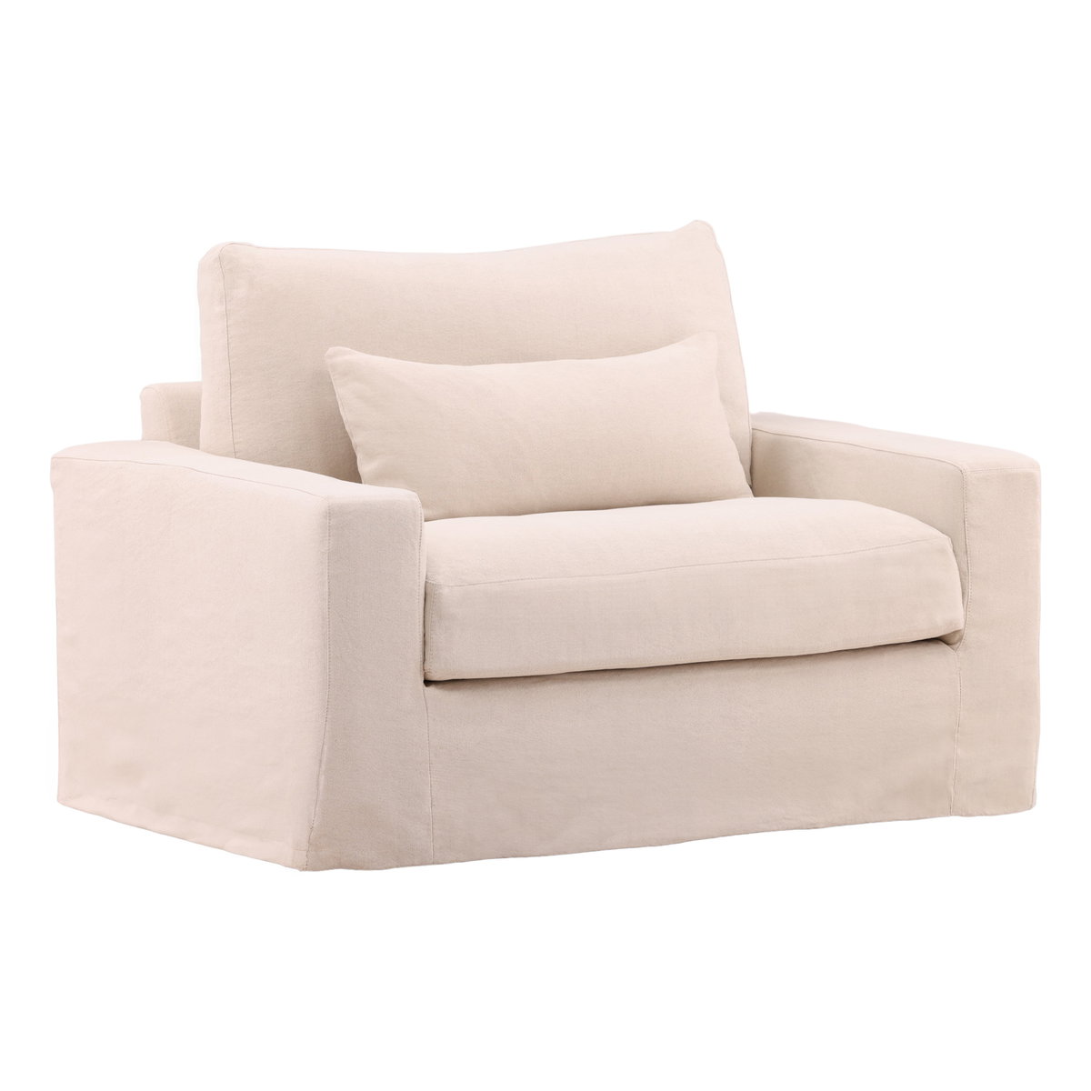 Sylvie Sofa Chair Frame, Sofas & Sectional by Dovetail, 50.5" width x 33.5" height x 39.75" depth View 1