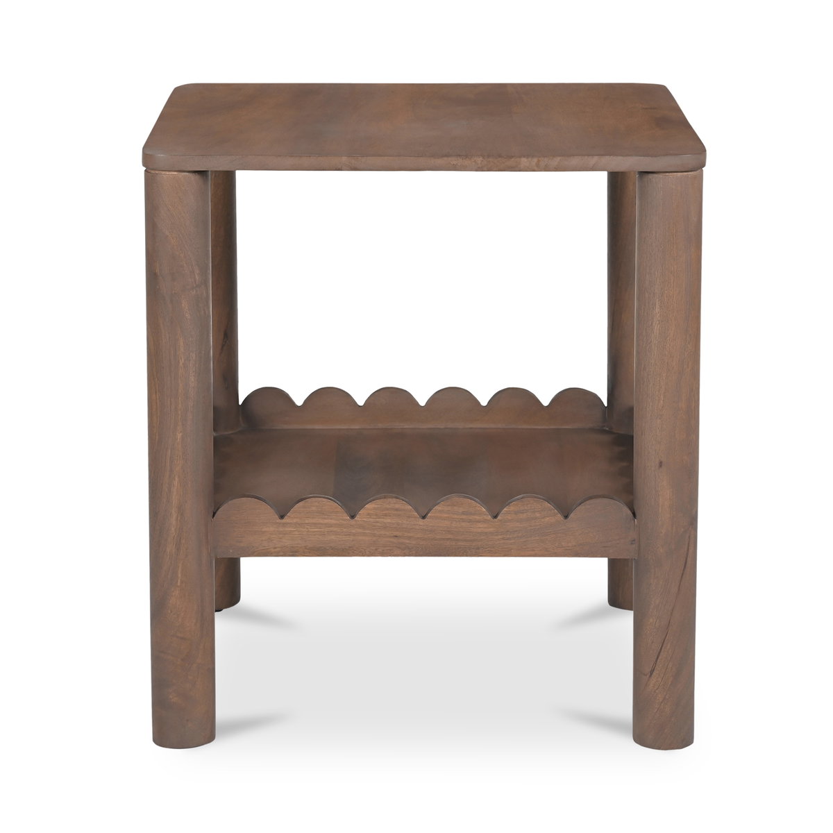 Wiley Side Table Vintage Brown, Side & End Table by Moe's Home, 20" width x 22" height x 20" depth View 4