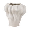 Vanna Sculptural Cream Glazed Ceramic Vase, by Mercana, 11.81" length x 11.61" width x 11.81" height thumbnail 1