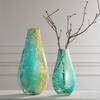 High Tide Glass Vases Set/2, by Uttermost, 6.5" width x 13.75" height x 4" depth thumbnail 2