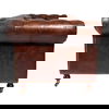 Birmingham Sofa Dark Brown Leather thumbnail 2