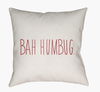Bahhumbug Accent Pillow, Decorative Pillow by Surya, 20" length x 20" width thumbnail