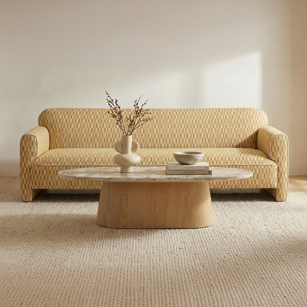 Leo Sofa Chartreuse, Sofas & Sectional by Moe's Home, 90" width x 29.5" height x 33.8" depth View 10