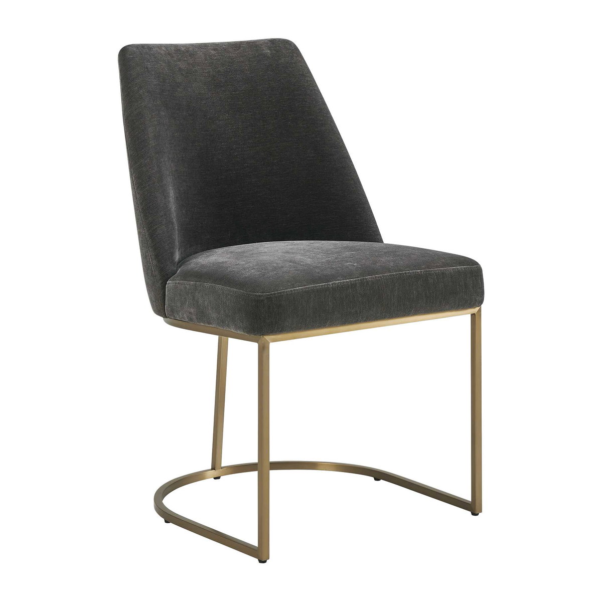 Hanni Gray Upholstered Dining Chair, by Uttermost, 20" width x 33.25" height x 24" depth View 4