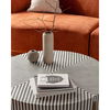 Chameau Large Coffee Table Black And White, by Moe's Home, 48" width x 12" height x 48" depth thumbnail 4