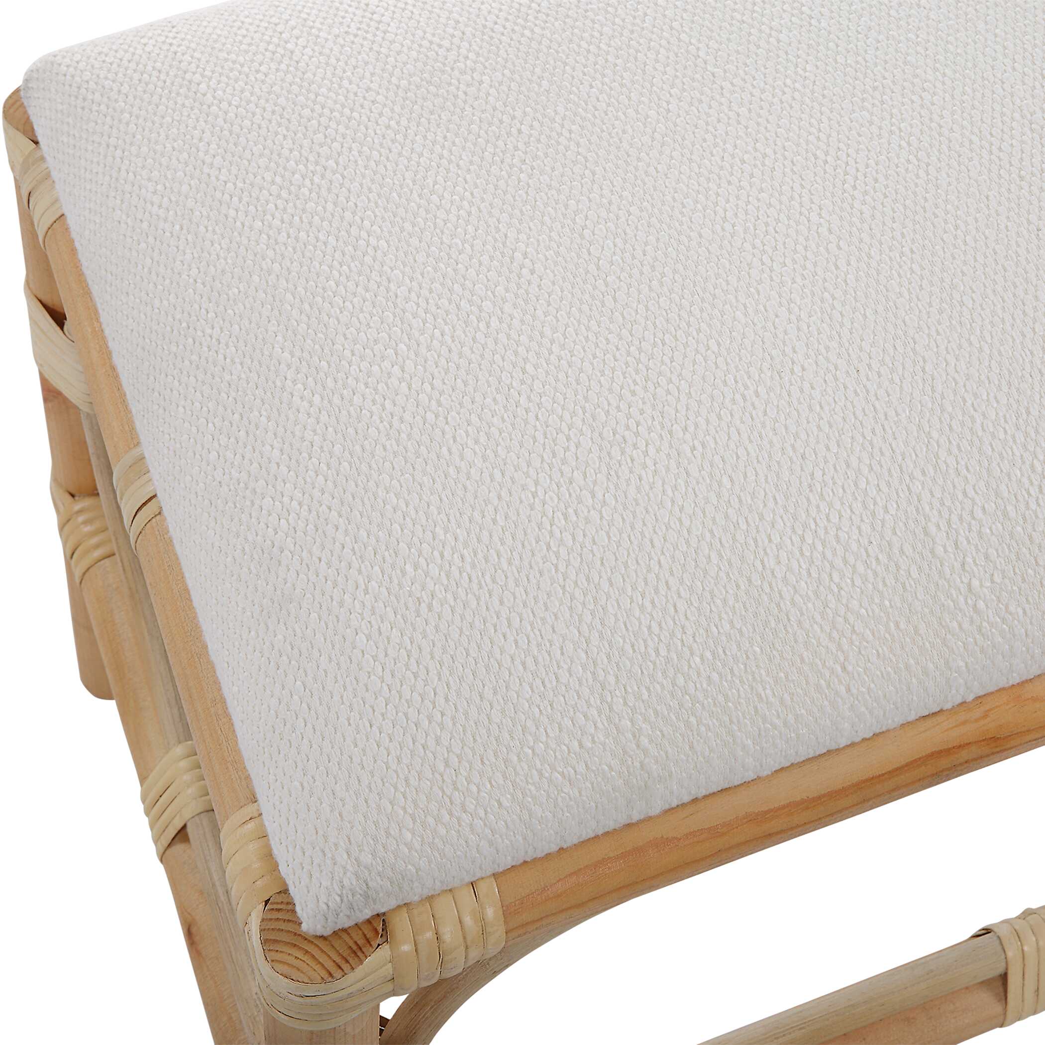 Laguna Small White Bench large image 