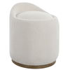 Swirl Swivel Sheepskin Ottoman thumbnail 4