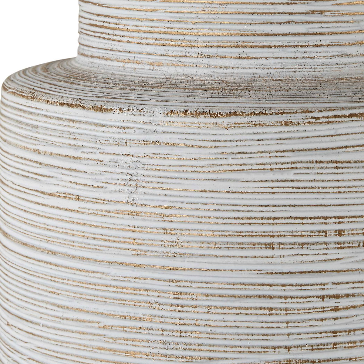 Crimp Ribbed Table Lamp, by Uttermost, 18" width x 26.5" height x 18" depth View 8