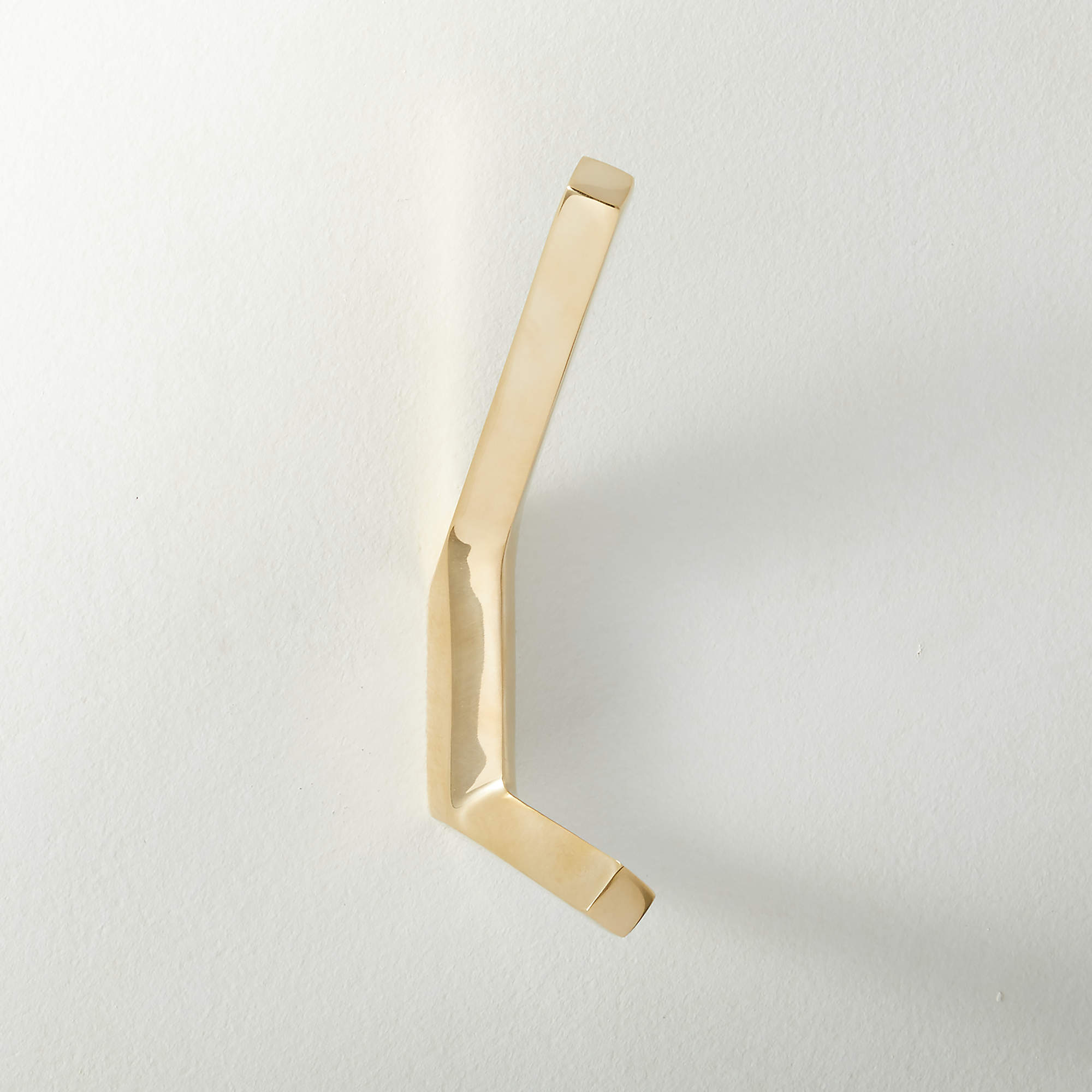 Online Designer Bathroom Blaine Unlacquered Brass Wall Hook
