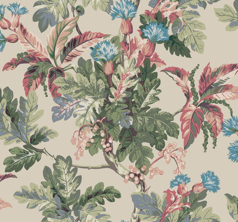Briarwood Taupe Wallpaper