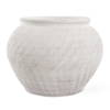 Floreana Round White Vase, by Uttermost, 12" width x 9" height x 12" depth thumbnail 1