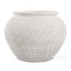 Floreana Round White Vase, by Uttermost, 12" width x 9" height x 12" depth thumbnail 1