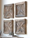 Rennick Reclaimed Wood Wall Art, Sculptural Wall Art by Uttermost, 21" width x 21" height x 2" depth thumbnail 2