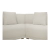 Fraser 3 Piece Modular Sectional With Wedge Slipper Off White, Sectional Sofa by Moe's Home, 159" width x 31.5" height x 34.29" depth thumbnail 4