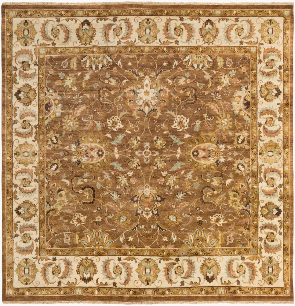 Taj Mahal Handmade Rug, by Surya, 8' length x 8' width