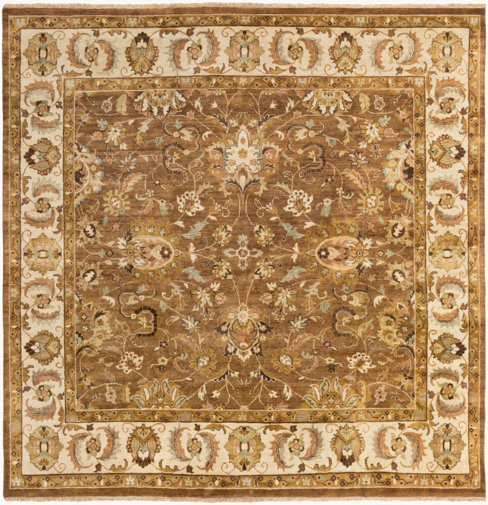 Taj Mahal Handmade Rug, by Surya, 8' length x 8' width