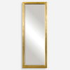 Edmonton Gold Leaner Mirror, Floor Mirror by Uttermost, 27.5" width x 75.5" height x 4.5" depth thumbnail 1