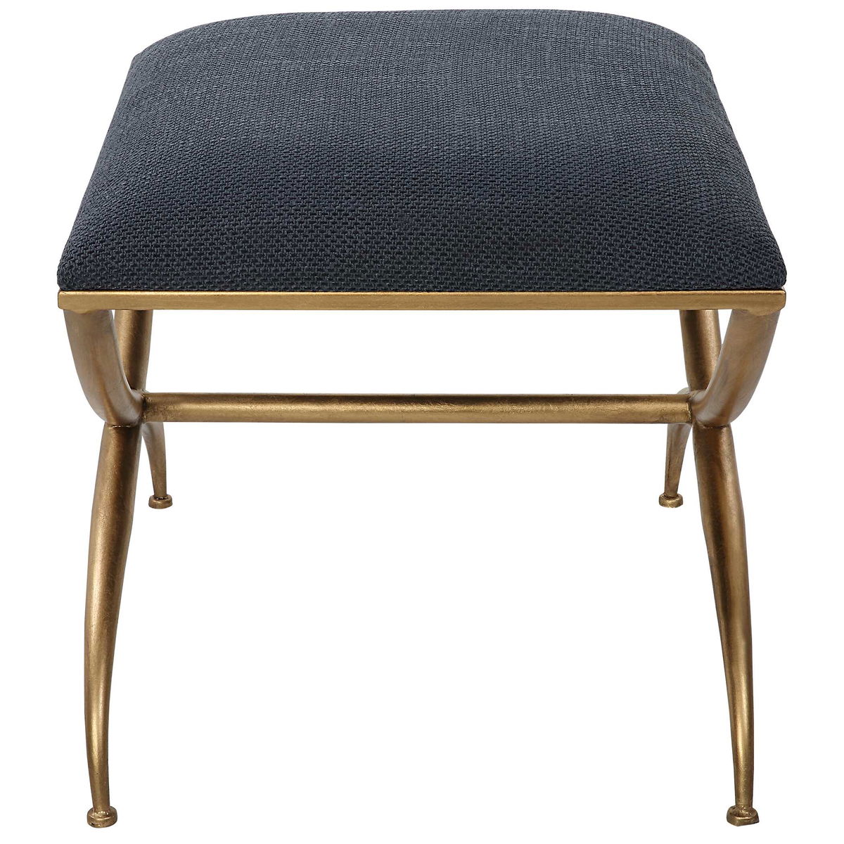 Crossing Small Navy Bench, Benche by Uttermost, 23.5" width x 20" height x 18" depth View 5
