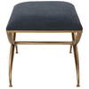 Crossing Small Navy Bench, Benche by Uttermost, 23.5" width x 20" height x 18" depth thumbnail 5