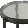 Eternity Iron & Glass Accent Table, Furniture by Uttermost, 12" width x 22.5" height x 12" depth thumbnail 6