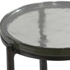 Eternity Iron & Glass Accent Table, Side & End Table by Uttermost, 12" width x 22.5" height x 12" depth thumbnail 6