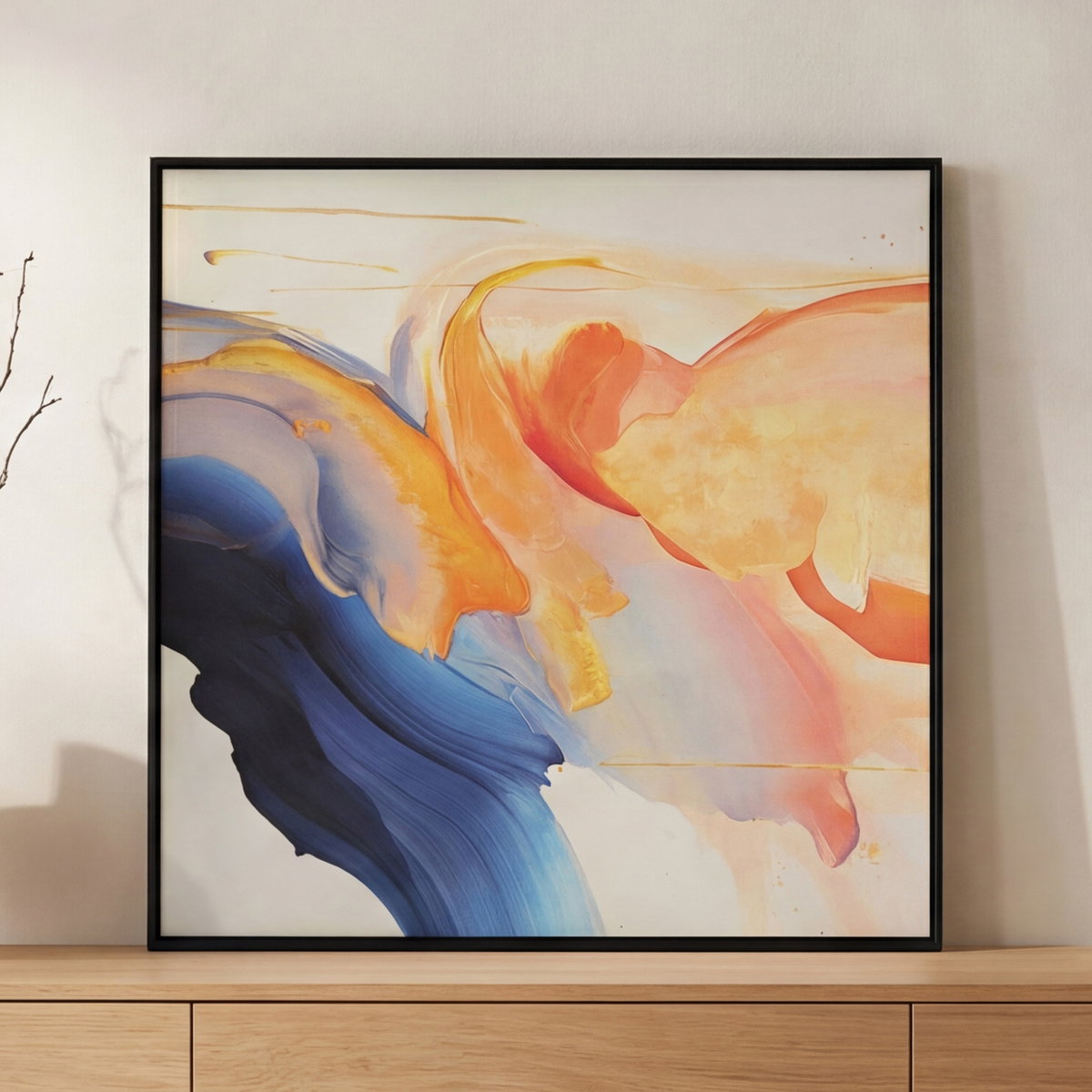 Eternal Framed Painting, by Moe's Home, 36" width x 36" height x 1.75" depth View 5