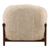 Prescott Occasional Chair Cream, Accent Chair by Dovetail, 32.6" width x 29.7" height x 32" depth thumbnail 4