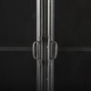 Poppy II 73.8' H Black Metal With Glass Door Display Cabinet, Cabinets & Sideboard by Mercana, 37.75" length x 15" width x 74" height thumbnail 8
