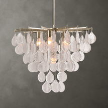 Online Designer Home/Small Office Goccia 6 Light Tear Drop Glass Pendant