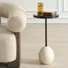 Odesa Marble Accent Table, Side & End Table by Uttermost, 11.75" width x 23" height x 11.75" depth thumbnail 2