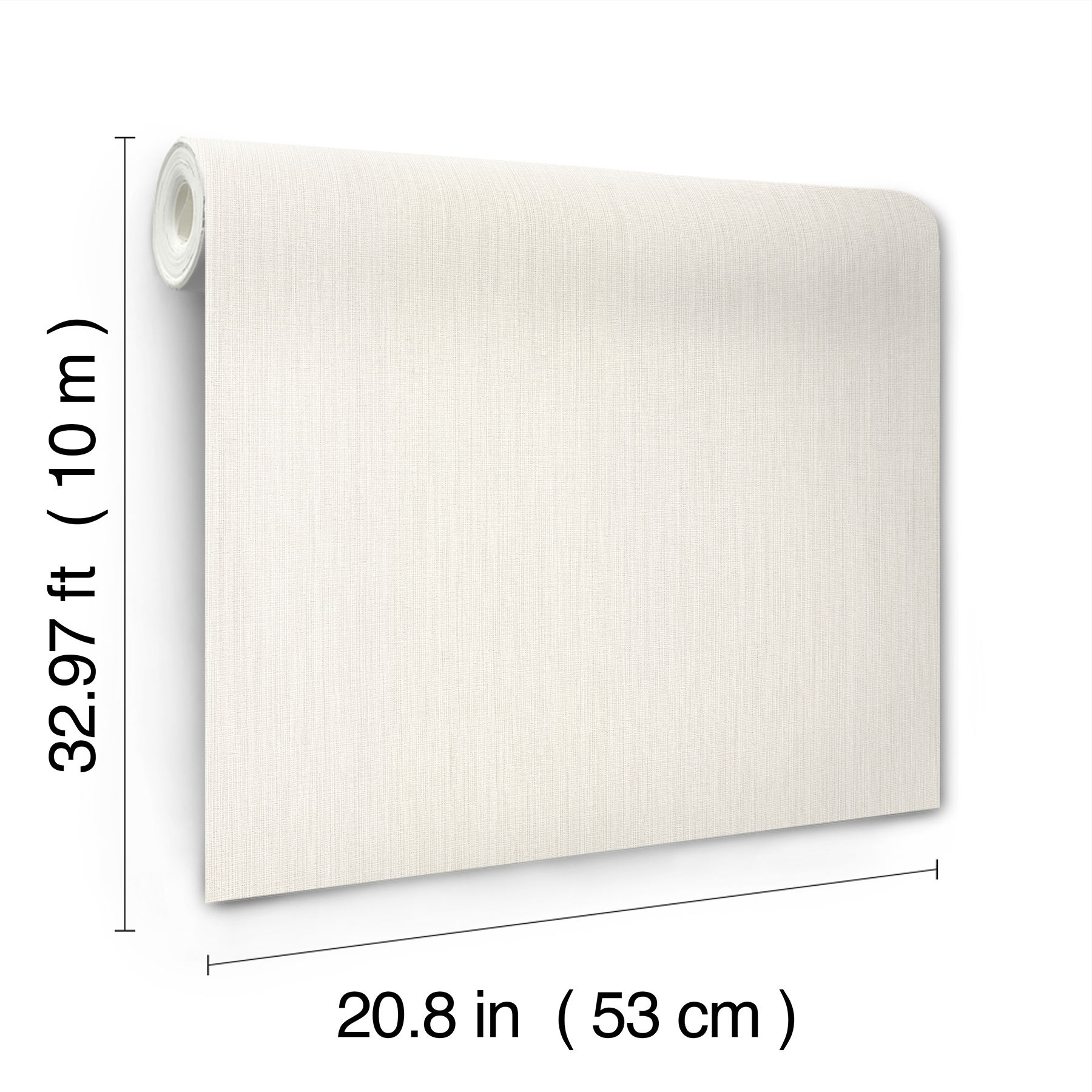 Paloma Texture Light Grey Wallpaper, by York Wall, 33' length x 1'8.9" width x 0.02" depth View 5