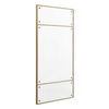 Wrenton Brass Rectangular Mirror, by Uttermost, 30" width x 60" height x 1.5" depth thumbnail 5