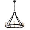 Marlow 12 Light Circle Chandelier thumbnail 2