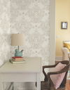 Cottontail Toile Wicker Peel & Stick Wallpaper thumbnail 1