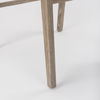 Tahoe Cream Boucle Upholstered and Light Brown Wood Armless Dining Chair thumbnail 13