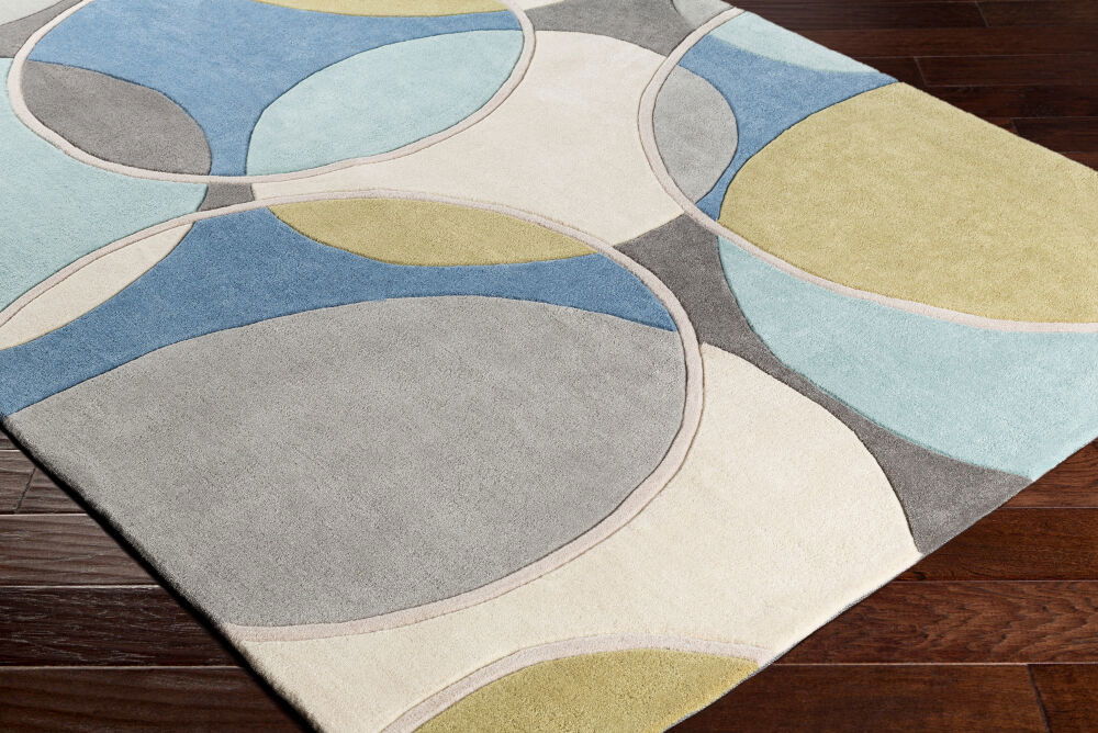 Cosmopolitan Handmade Rug, by Surya, 1'6" length x 1'6" width