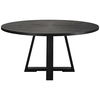 Gidran Round Black Dining Table, Furniture by Uttermost, 60" width x 29.9" height x 60" depth thumbnail 5