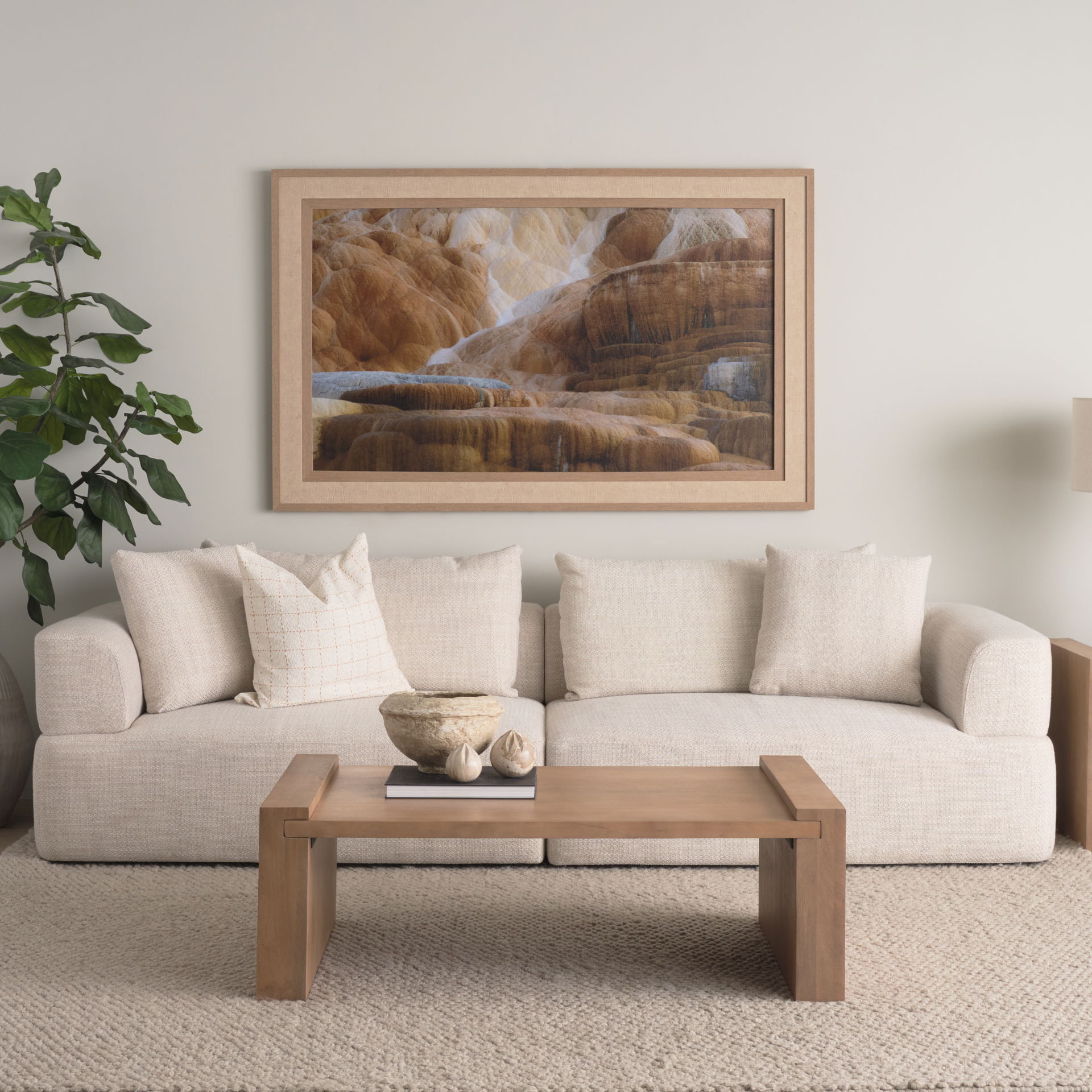 Caprie Small Beige Marble Decorative Juice Squeezer large image 