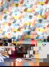 Disney & Pixar Toy Story 4 Retro Blue & Orange Wallpaper 2 Disney & Pixar Toy Story 4 Retro Blue & Orange Wallpaper thumbnail 2