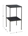 Sherwood Square Marble Accent Table, Side & End Table by Uttermost, 13" width x 25" height x 13" depth thumbnail 3