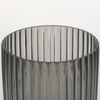 Dawn Short Smokey Black Glass Vase thumbnail 8