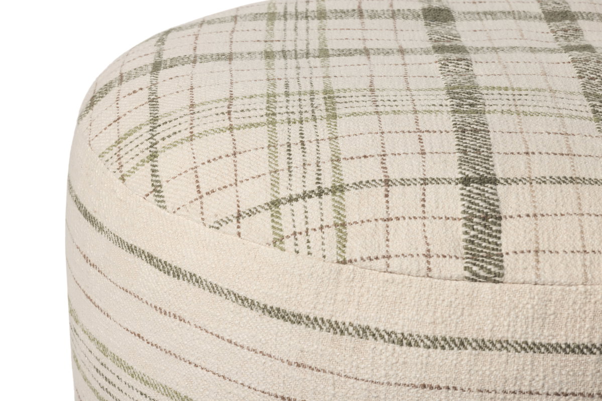 Chris Loves Julia x Loloi Wallace Cream, Ottoman, 36" width x 17" height x 36" depth View 4