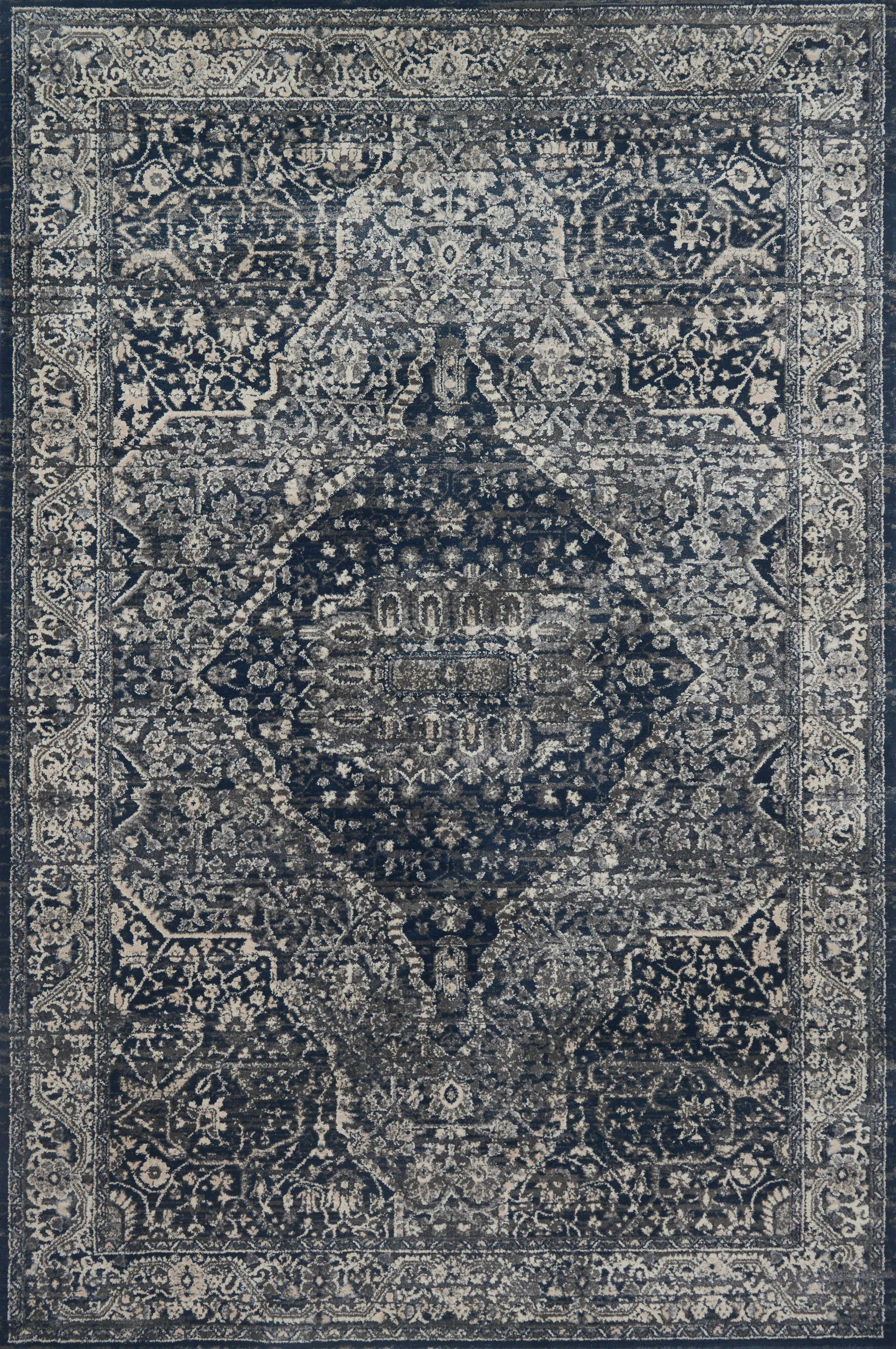 Magnolia Home by Joanna Gaines x Loloi Everly Rug, 5'3" length x 5'3" width
