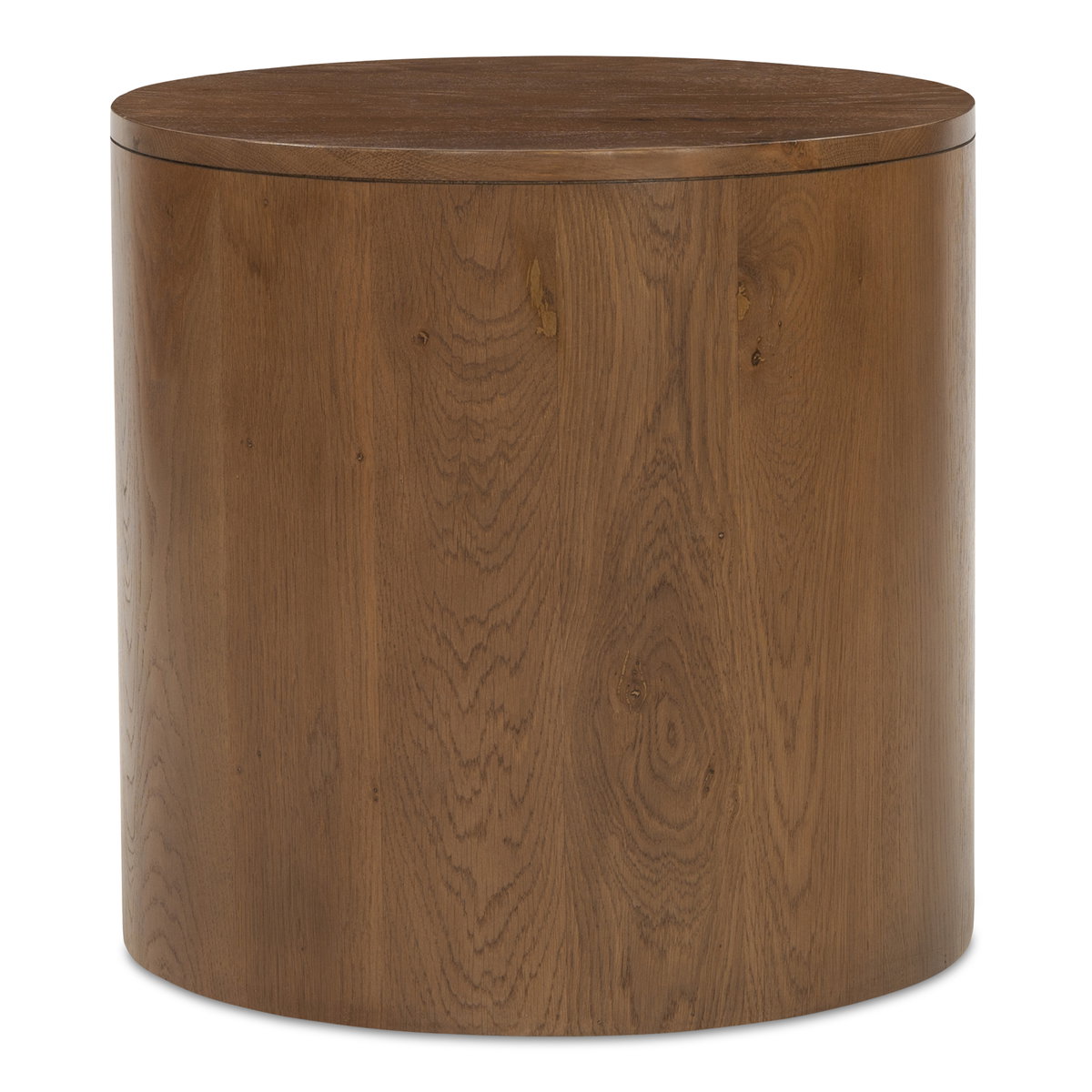 Theo One Drawer Nightstand Brown, by Moe's Home, 19" width x 18.5" height x 19" depth View 4