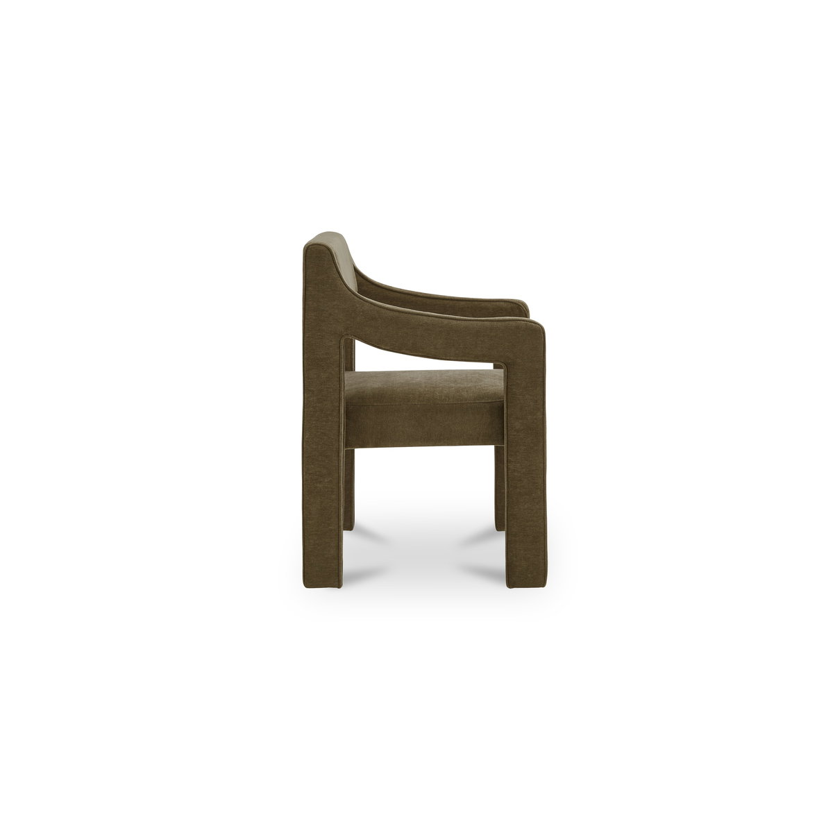 Elise Dining Chair Cedar Green, by Moe's Home, 22.8" width x 31.9" height x 22.2" depth View 3